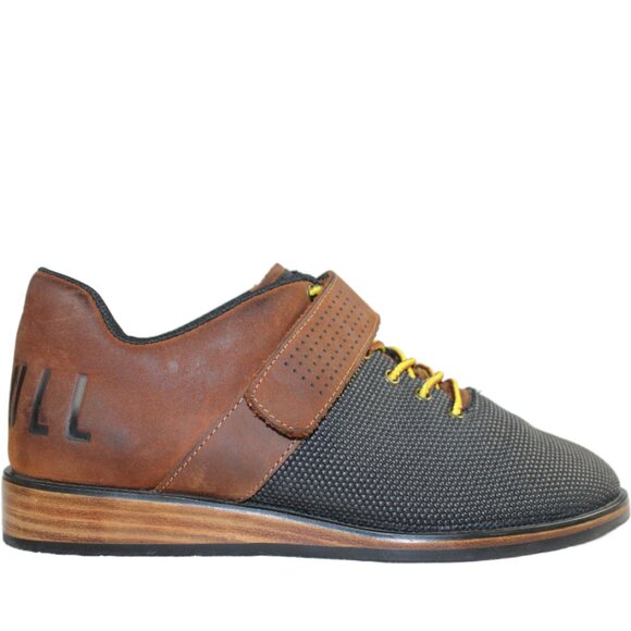 Nobull Power Performance Smokey Black Oiled Coffee Brown Leather Lace-up, Size 8 - Picture 4 of 13
